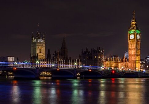 The Palace of Westminster, Big Ben, Westminster Bridge